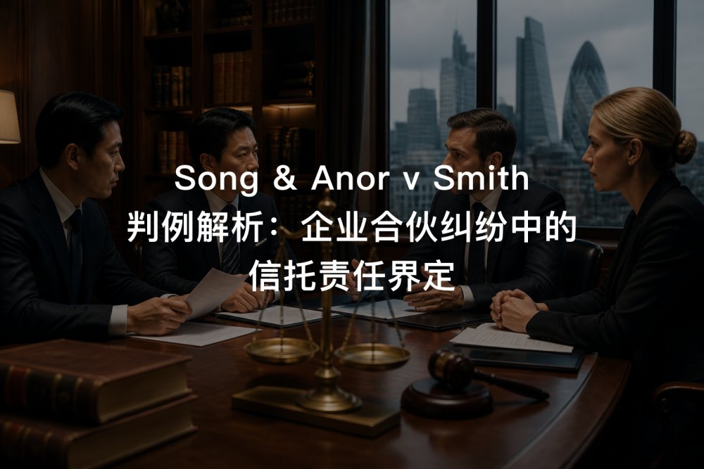 Song & Anor v Smith 判例解析：企业合伙纠纷中的信托责任界定
