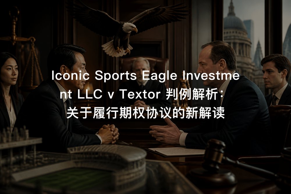 Iconic Sports Eagle Investment LLC v Textor 判例解析：关于履行期权协议的新解读