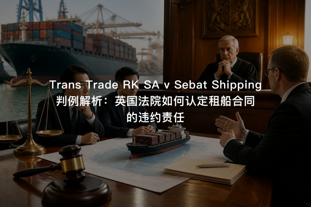 Trans Trade RK SA v Sebat Shipping 判例解析：英国法院如何认定租船合同的违约责任