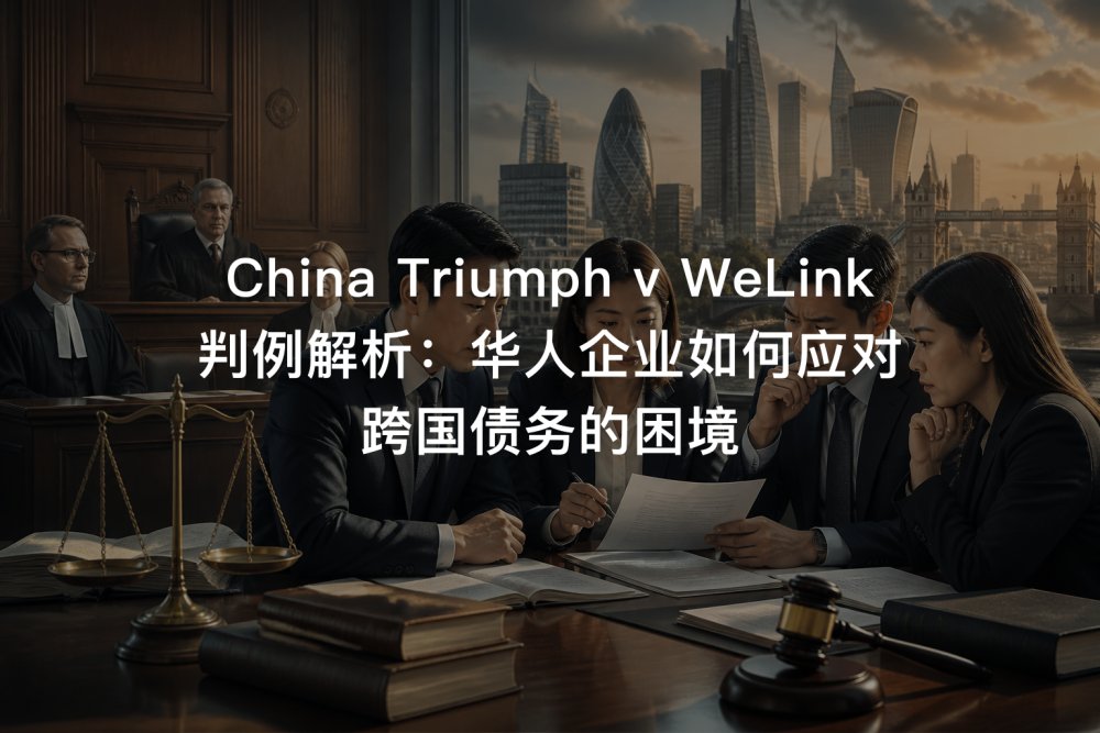 China Triumph v WeLink 判例解析：华人企业如何应对跨国债务的困境