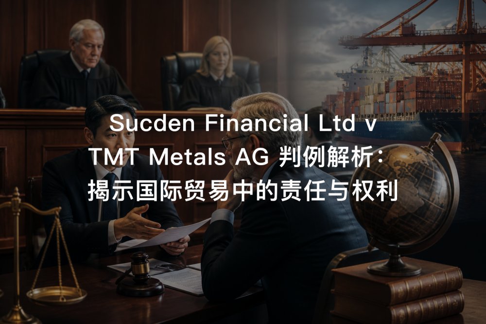 Sucden Financial Ltd v TMT Metals AG 判例解析：揭示国际贸易中的责任与权利