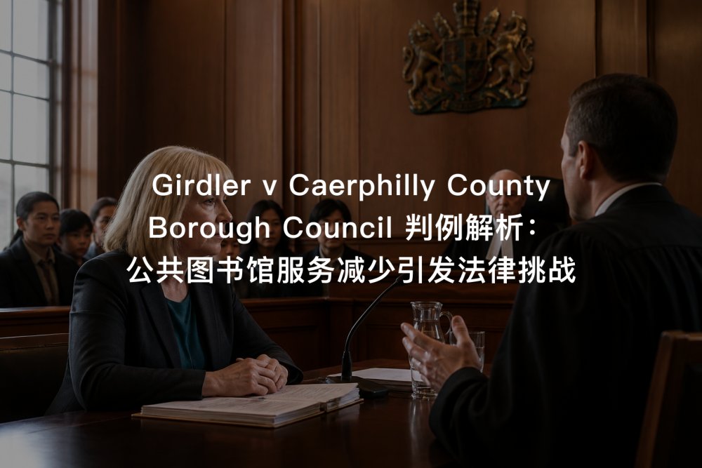 Girdler v Caerphilly County Borough Council 判例解析：公共图书馆服务减少引发法律挑战